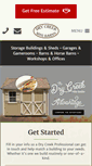 Mobile Screenshot of drycreekminibarns.com